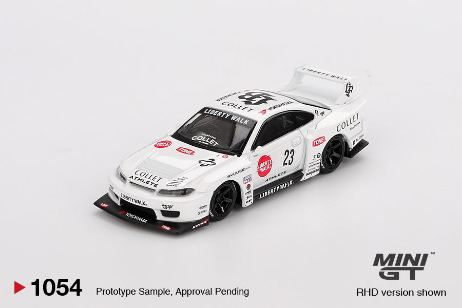 Mini GT #1054 Nissan S15 Silvia LB-Super Silhoutte (Athlete) Code-1054 1:64 Scale