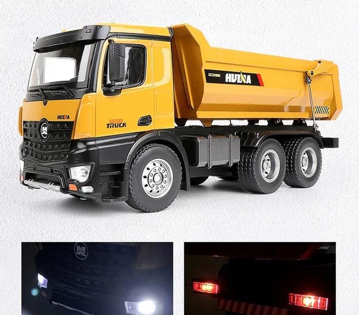 Huina 1582 1:14 All Metal Heavy Duty Dump Truck Toy