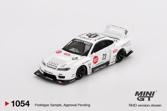 Mini GT #1054 Nissan S15 Silvia LB-Super Silhoutte (Athlete) Code-1054 1:64 Scale