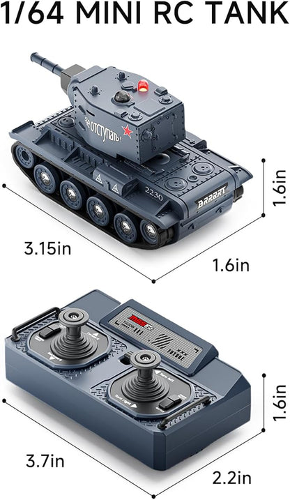 1/64 Scale Mini RC Battle Tank