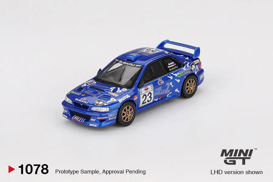 Mini GT #1078: Subaru Impreza WRC99 #23 2000 Acropolis Rally 1:64 Scale