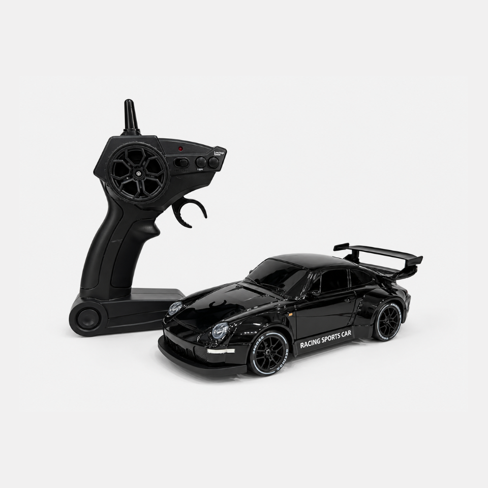 Porsche 911 High-Speed 4WD Drift RC Car (1:24 Scale) LED Lights