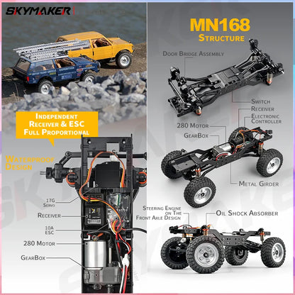 MNRC MN168 1/12 Land Rover 4WD RTR RC Climbing Truck