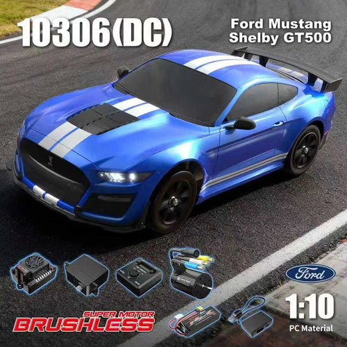 MJX 10306 Ford Mustang Shelby GT500 1/10 scale brushless RC car.