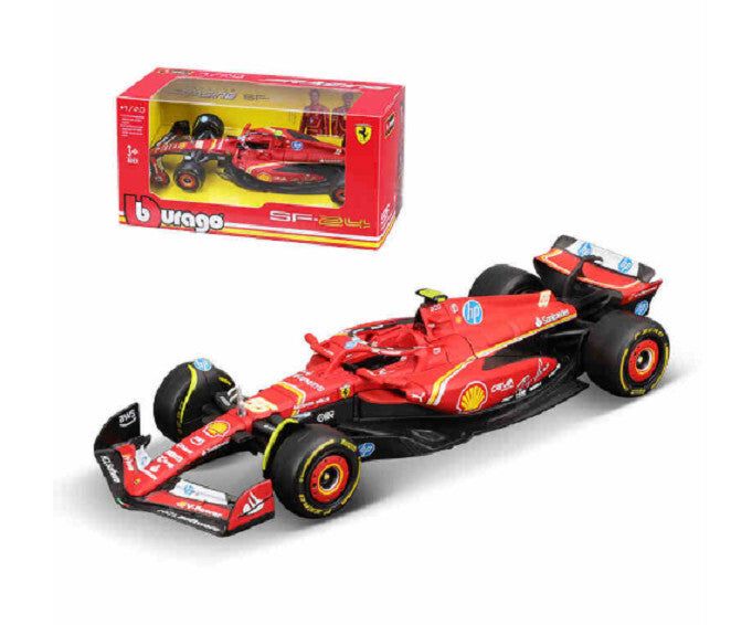 Bburago 1:43 scale model of the 2024 Ferrari SF-24 Formula 1 car