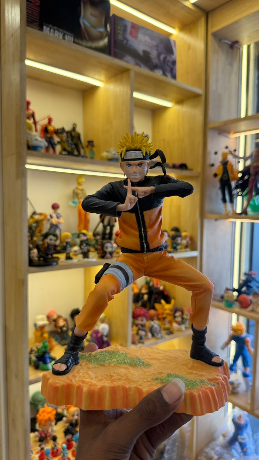 Banpresto Naruto Shippuden Vibration Stars Uzumaki Naruto action figure.