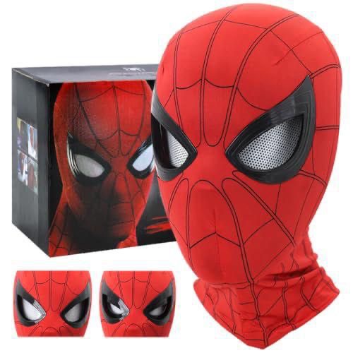 Spiderman Mask with Blinking Eyes (Manual jaw operation)