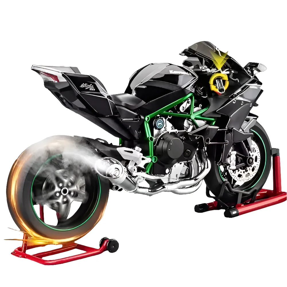 KAWASAKI H2R ALLOY MODEL 1:6 SCALE (MATTE BLACK) BIKE SALE PRICE