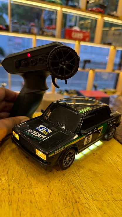 BMW 20KM SPEED  4WD High-Speed Remote Control Car with LED Lights 2.4GHz Rechargeable Drift Racing Car with Extra Tires & Cones