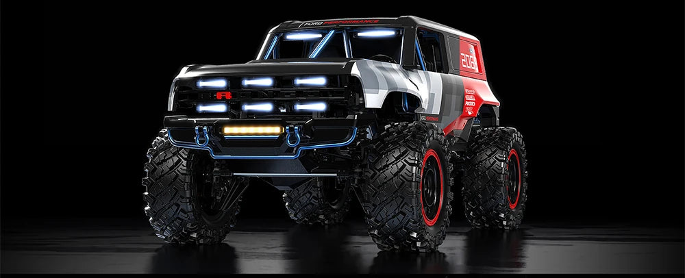 MJX H12P Brushless 1:12 Ford Bronco R Crawler Truck | 2S LiPo High-Power RC Off-Road Vehicle