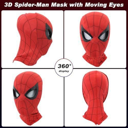 Spiderman Mask with Blinking Eyes (Manual jaw operation)