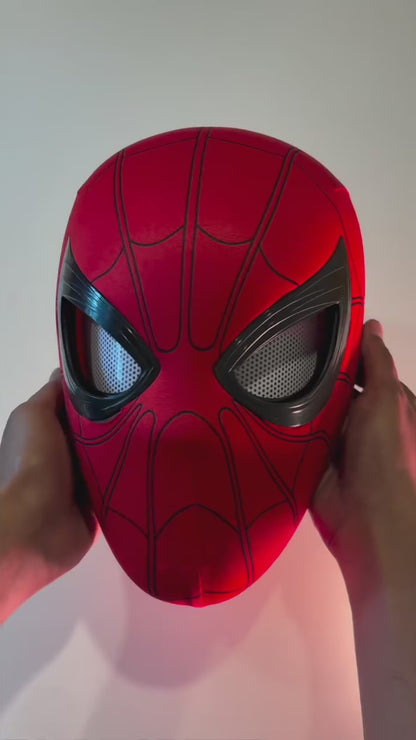 Spiderman Mask with Blinking Eyes (Manual jaw operation)