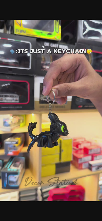 How to train your dragon Keychain with Glowing lights