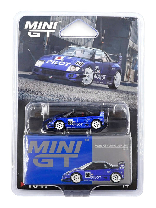 Mini GT Blister #1047: Mazda AZ-1 Liberty Walk LB40 PILOT