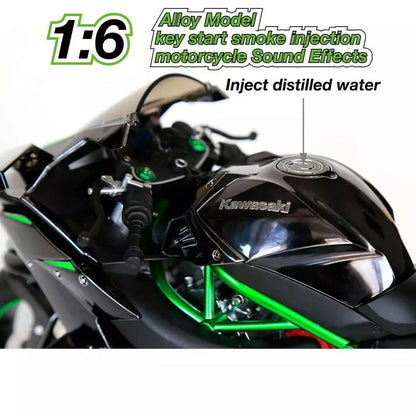 KAWASAKI H2R ALLOY MODEL 1:6 SCALE (MATTE BLACK) BIKE SALE PRICE