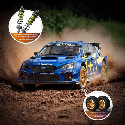 Rlaarlo 1/10 Scale RTR 4WD Carbon Fiber Brushless RC Rally Car