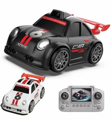 C6 Mini Cartoon RC Car Camera 2.4 Screen FPV Drift Music Toy