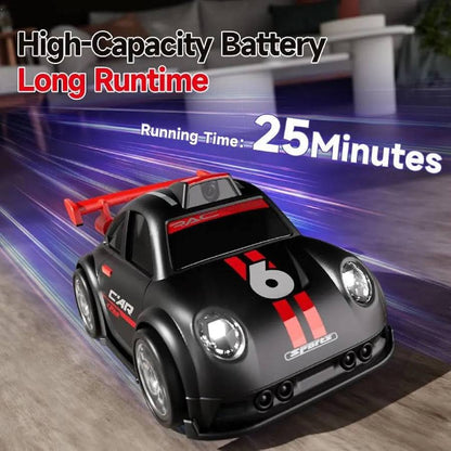 C6 Mini Cartoon RC Car Camera 2.4 Screen FPV Drift Music Toy