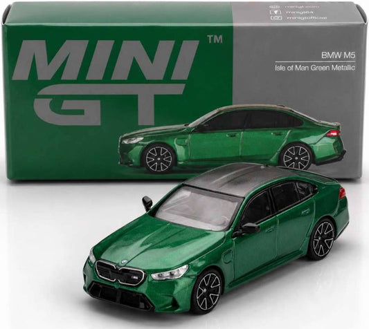 Mini GT #1086: BMW M5 Isle of Man Green Metallic