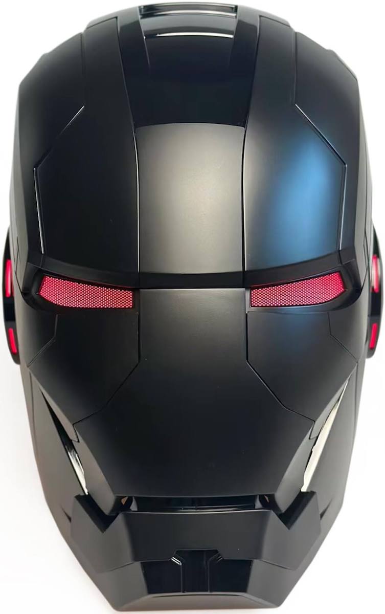 Iron MK5 Helmet Voice Control Cosplay Wearable Open/Close LED Eyes 1:1 Mask