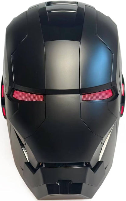 Iron MK5 Helmet Voice Control Cosplay Wearable Open/Close LED Eyes 1:1 Mask
