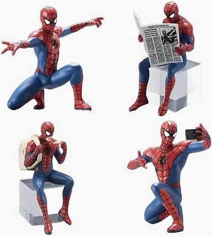 Spiderman set of 4